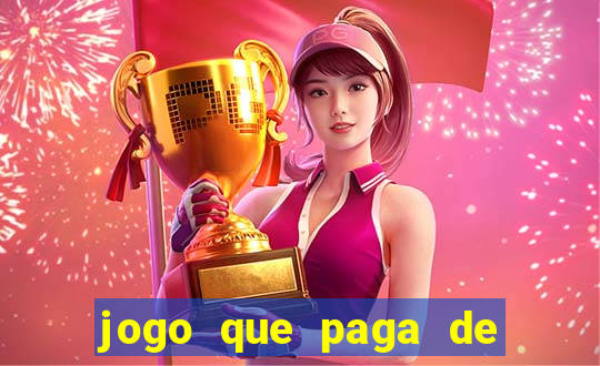 jogo que paga de verdade no pix sem depositar nada